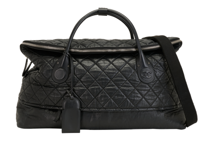 Travel Bag XXL, &pound;2,500, Handbags, Black, Leather, Front view